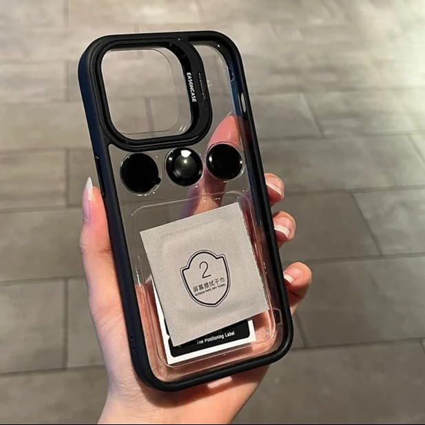 Bracket iPhone Case with Stand & Camera Lens Protector Kit