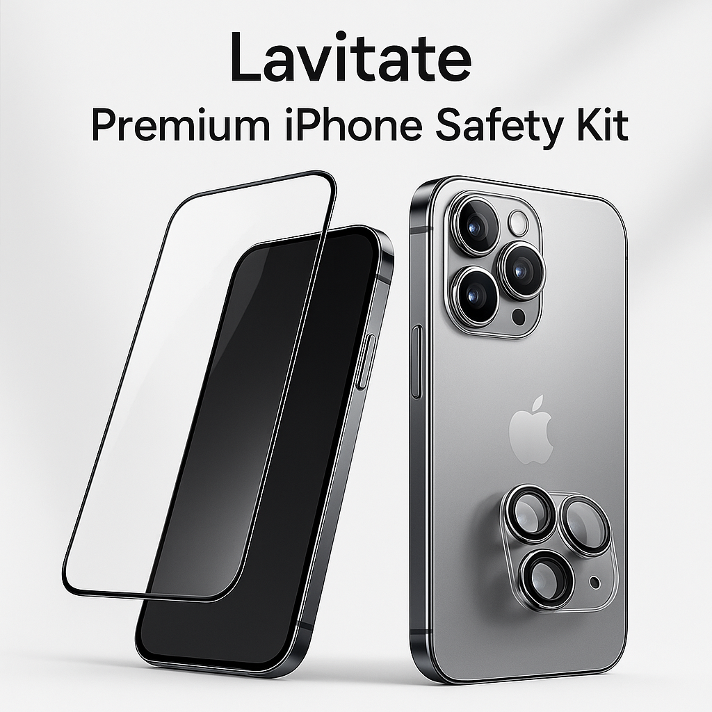 Lavitate Premium iPhone Safety Kit – 3-in-1 Total Protection