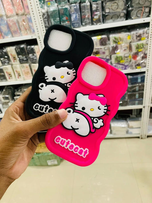 CuteCat Silicone iPhone Case