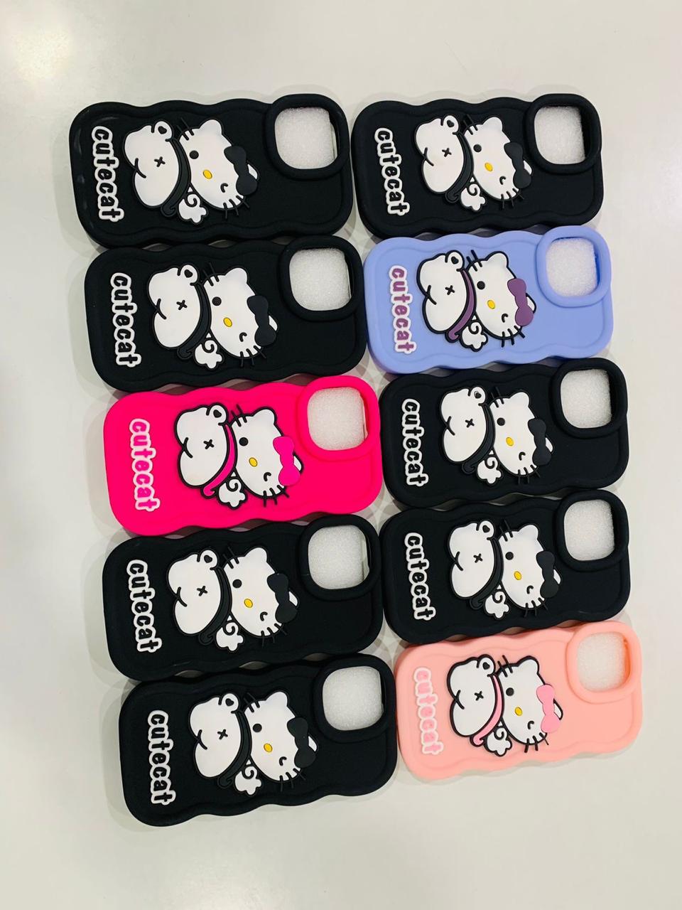 CuteCat Silicone iPhone Case